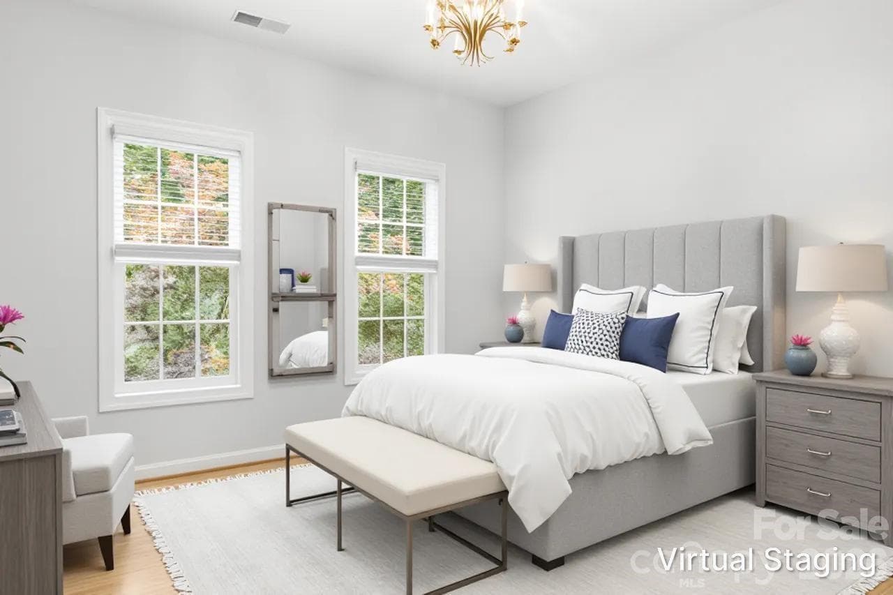 Bedroom 3 virtually staged. - 4415 Everclear Court, Charlotte