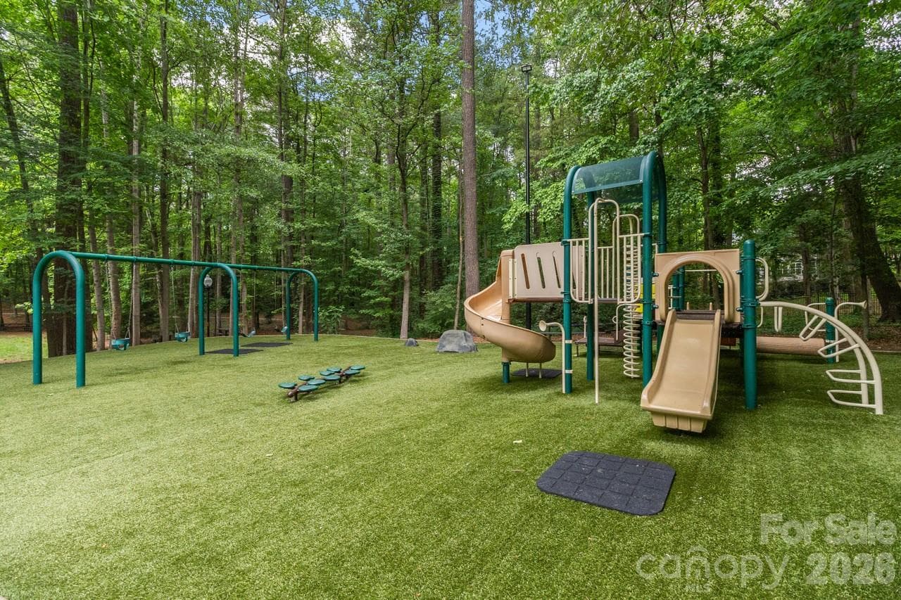 One of the two playgrounds in the neighborhood. - 4415 Everclear Court, Charlotte