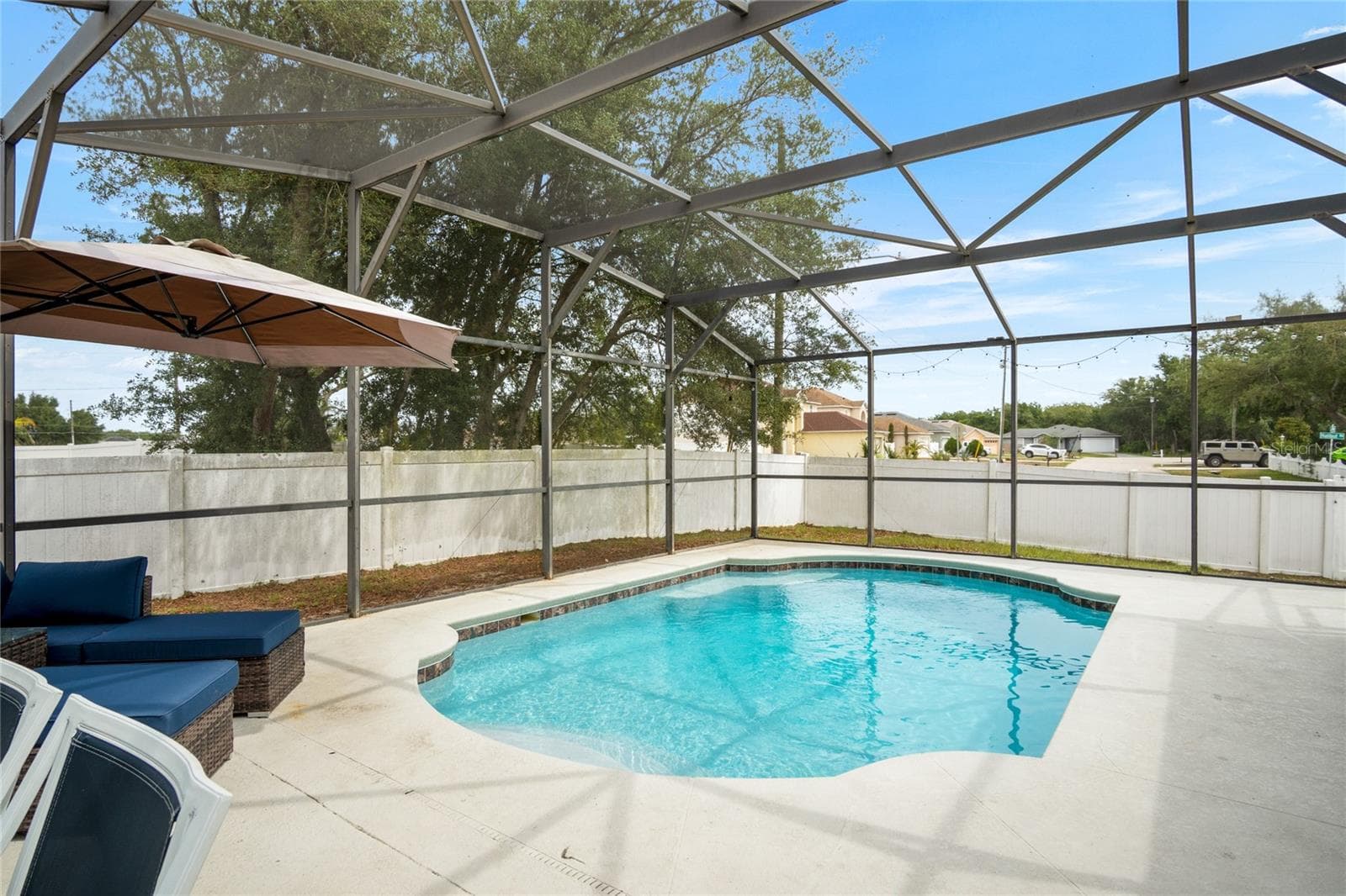 Pool/Lanai - 203 FLOUNDER PL, POINCIANA