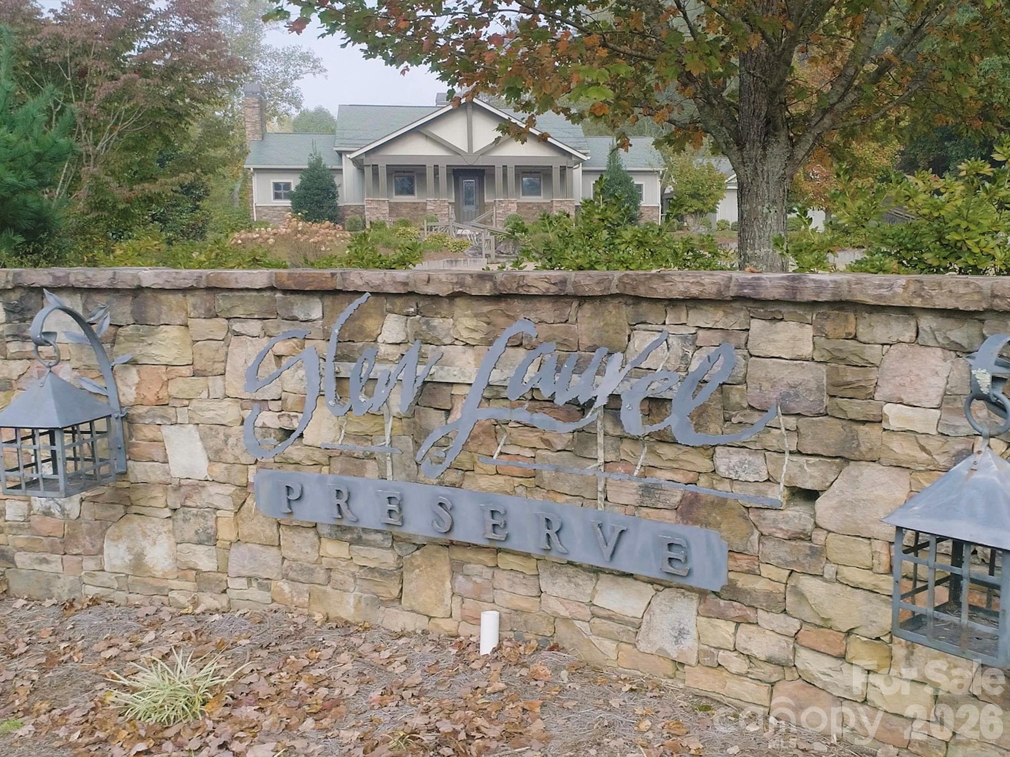 GlenLaurel Preserve Entrance - Brevard