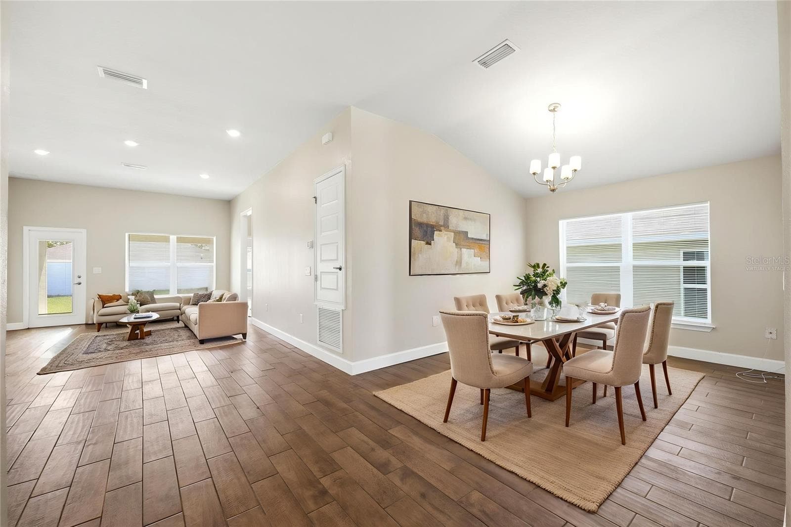 Living/Dining (Virtually Staged) - 5524 OCEAN BREEZE DR, SPRING HILL