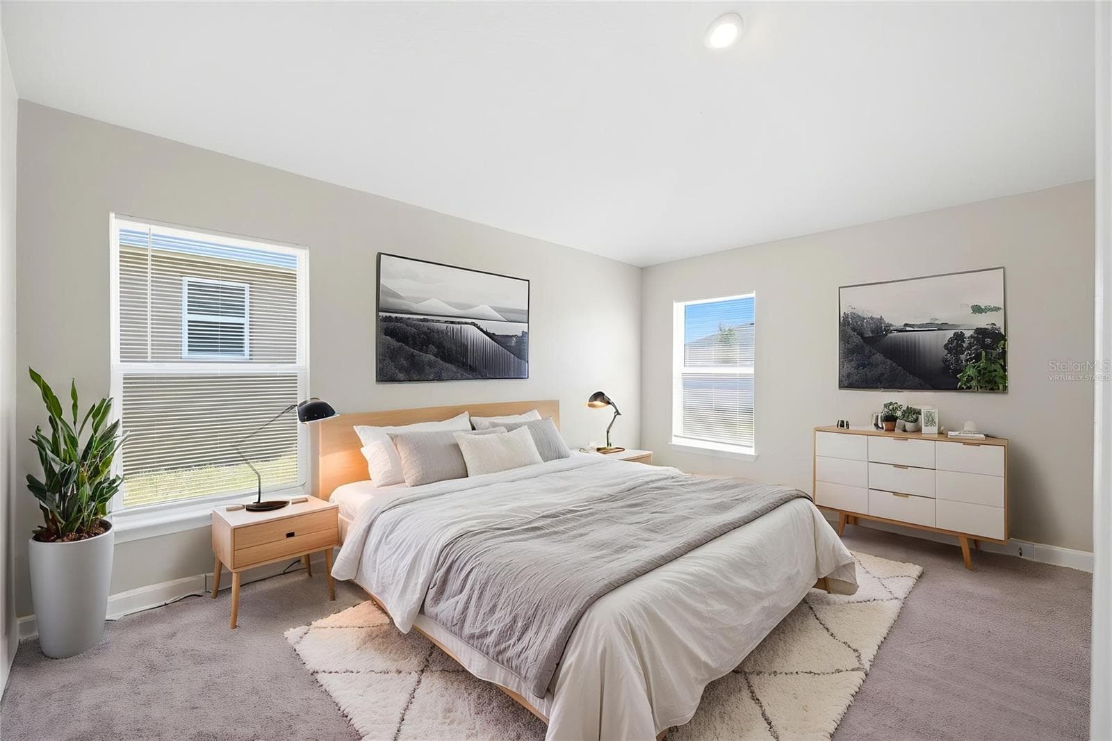 Primary Bedroom (Virtually Staged) - 5524 OCEAN BREEZE DR, SPRING HILL