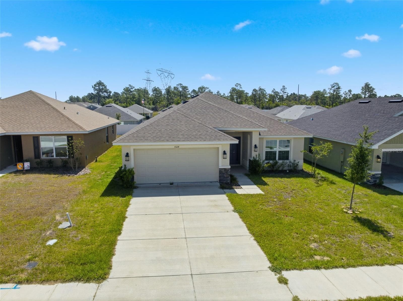 Aerial View - 5524 OCEAN BREEZE DR, SPRING HILL