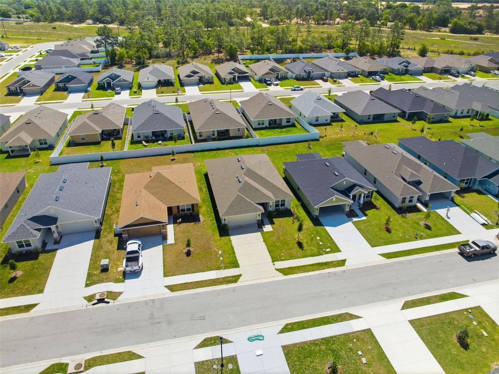 Aerial View - 5524 OCEAN BREEZE DR, SPRING HILL