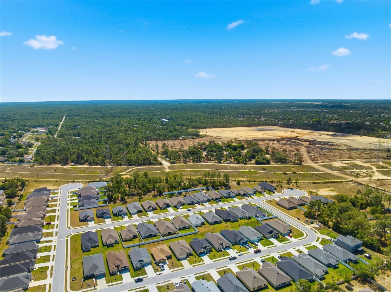 Aerial View - 5524 OCEAN BREEZE DR, SPRING HILL