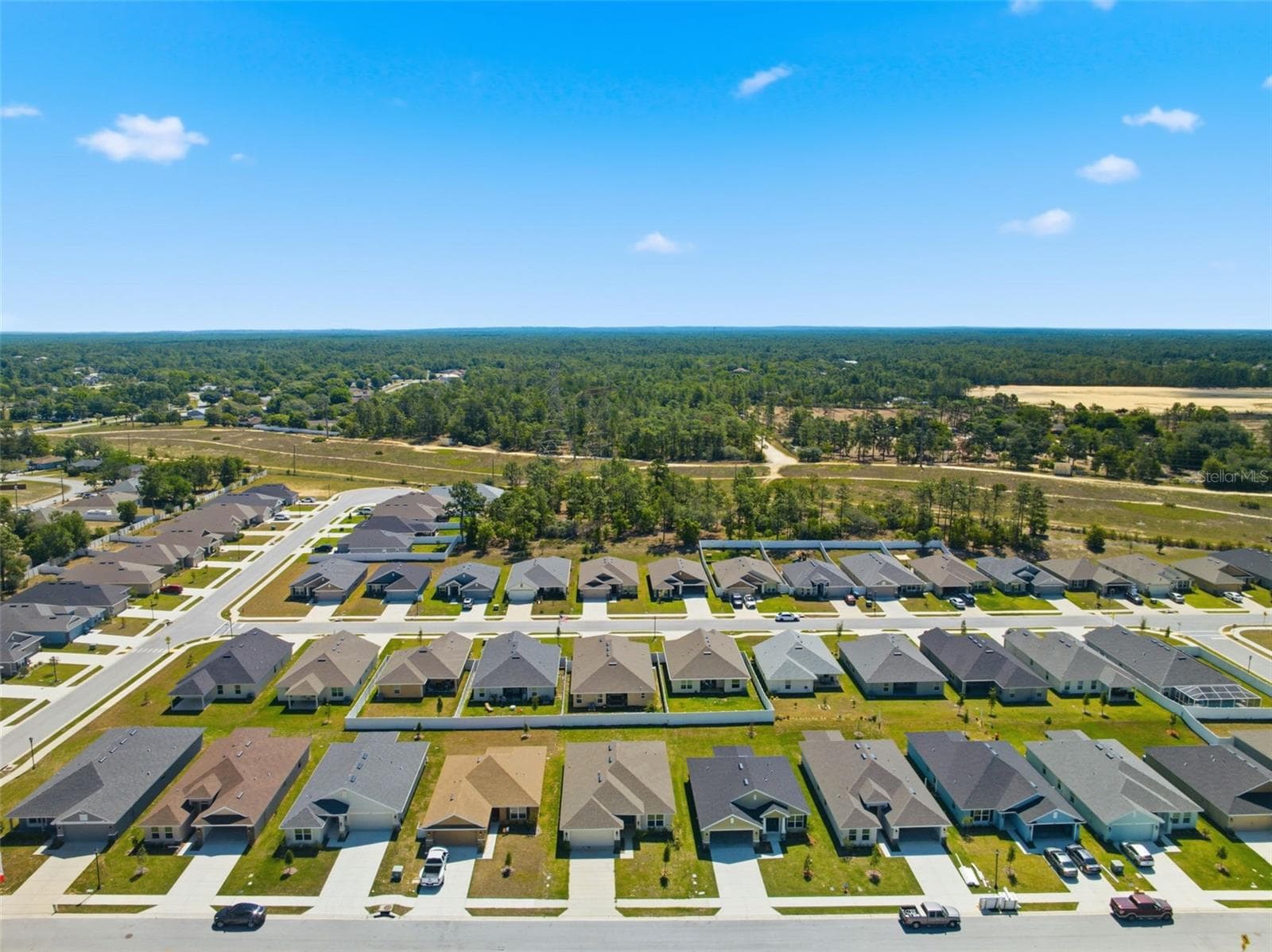 Aerial View - 5524 OCEAN BREEZE DR, SPRING HILL