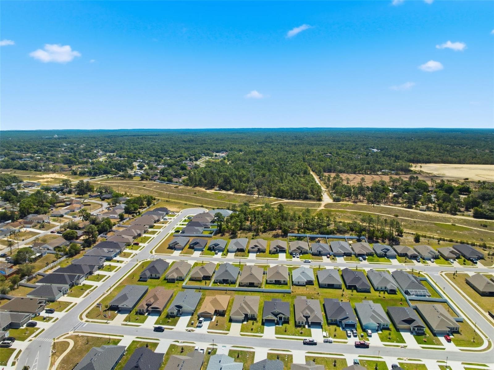 Aerial View - 5524 OCEAN BREEZE DR, SPRING HILL