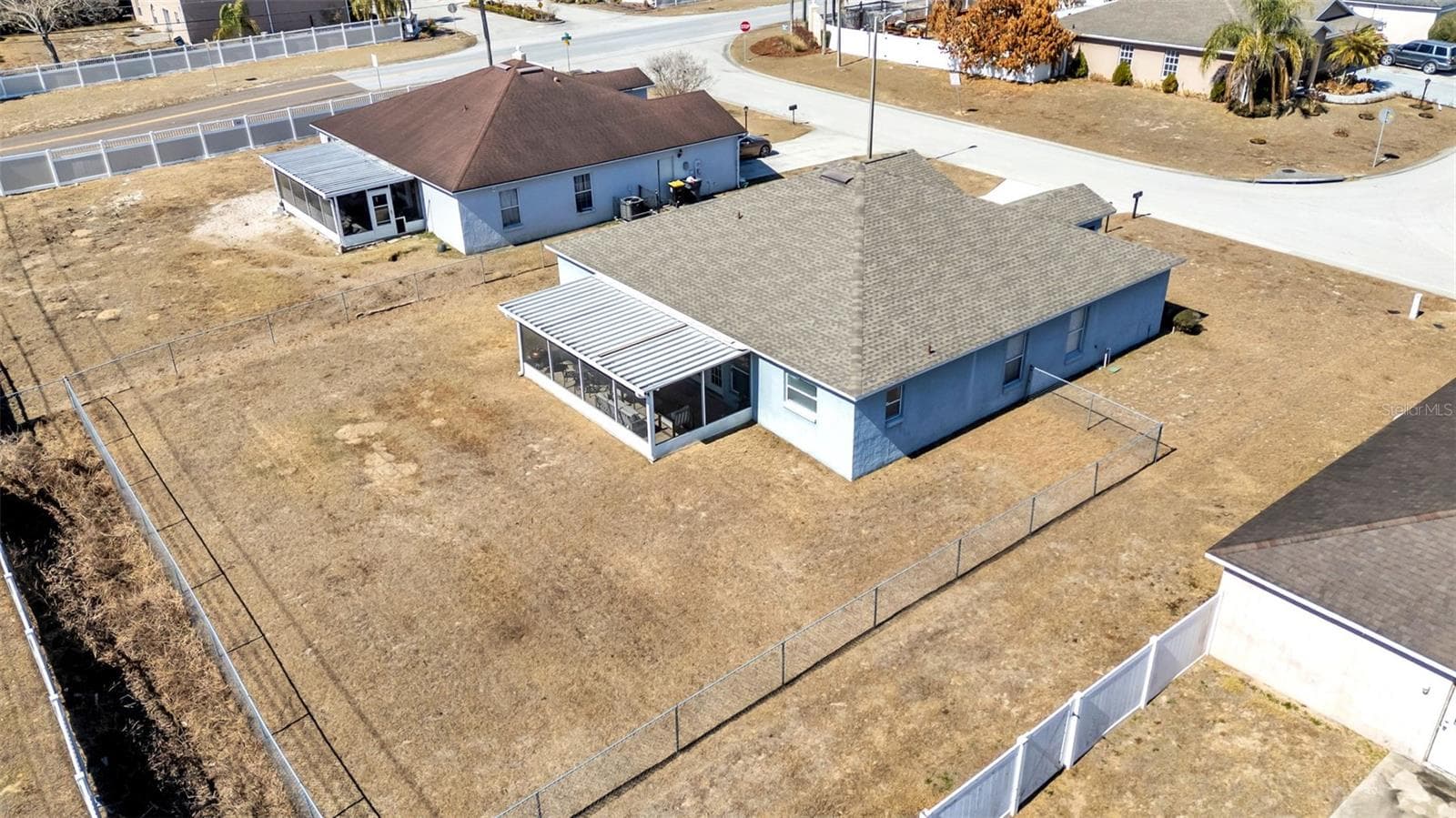 Aerial view - 6146 MISSION DR, LAKELAND