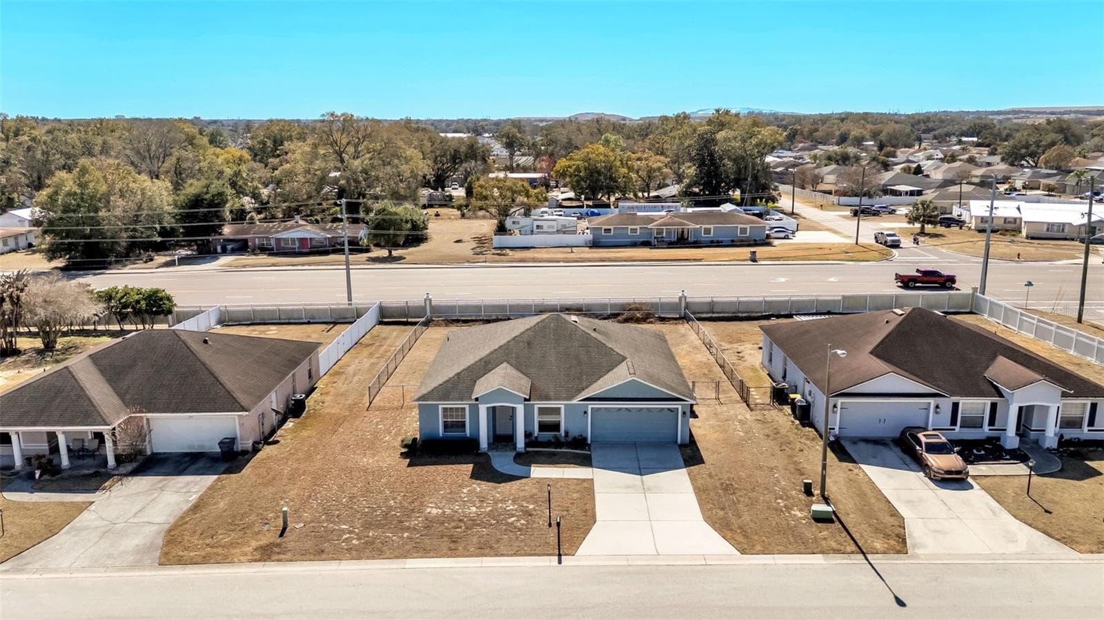 Aerial view - 6146 MISSION DR, LAKELAND