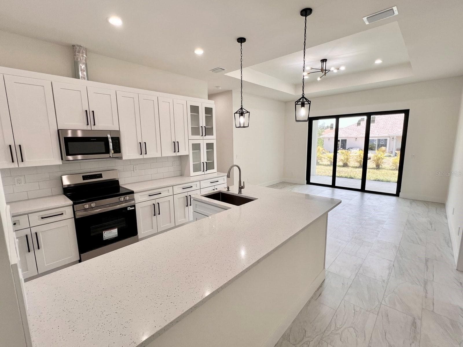 Kitchen To Living Room - 9245 BOCA GRANDE AVE, ENGLEWOOD