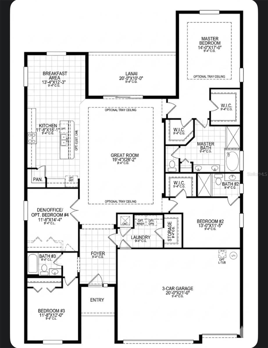 the Floor plan provided by the Builder all size of the room need to be verify and Confirmed by the seller or seller agent - 5453 SUNCATCHER DR, WESLEY CHAPEL