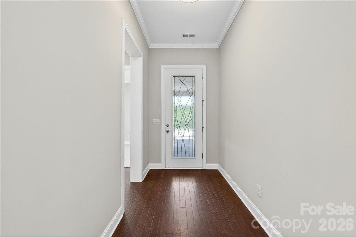 Entry Hallway w/ Stained Glass Front Door - Denver