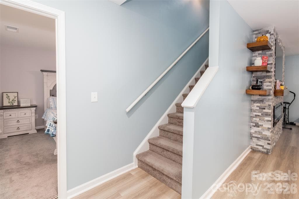Laminate flooring down - 900 Providence Road, Lancaster