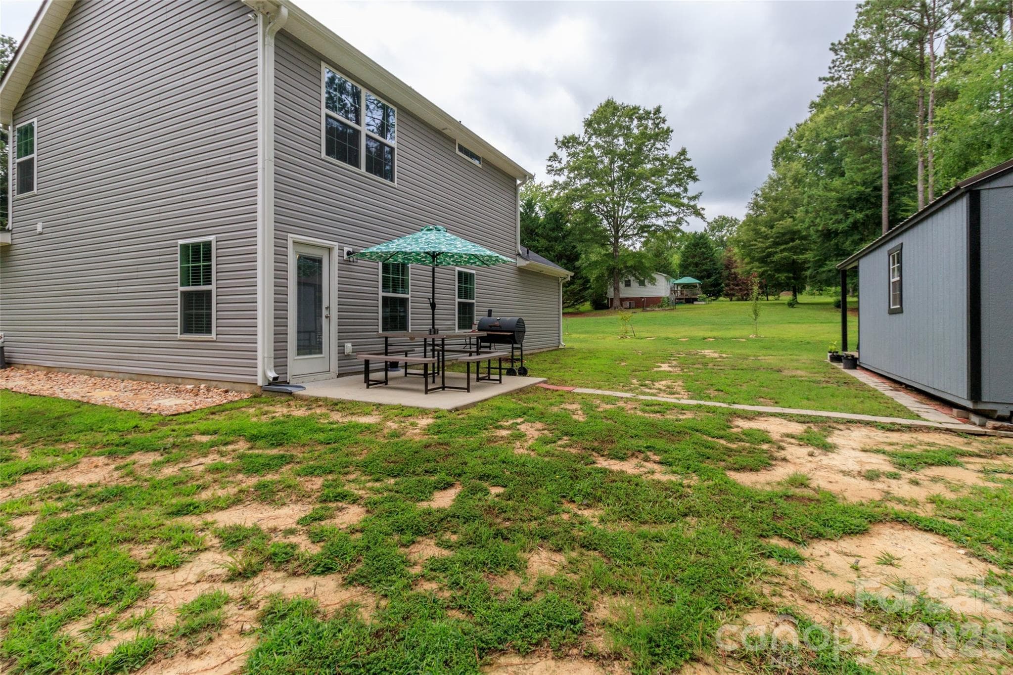 Patio extended for entertaining - 900 Providence Road, Lancaster