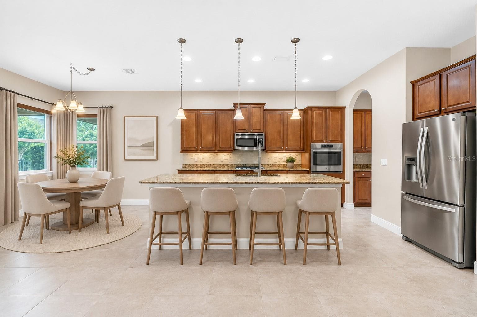 STAGED KITCHEN / DINING - 903 VICTORIA HILLS DR S, DELAND