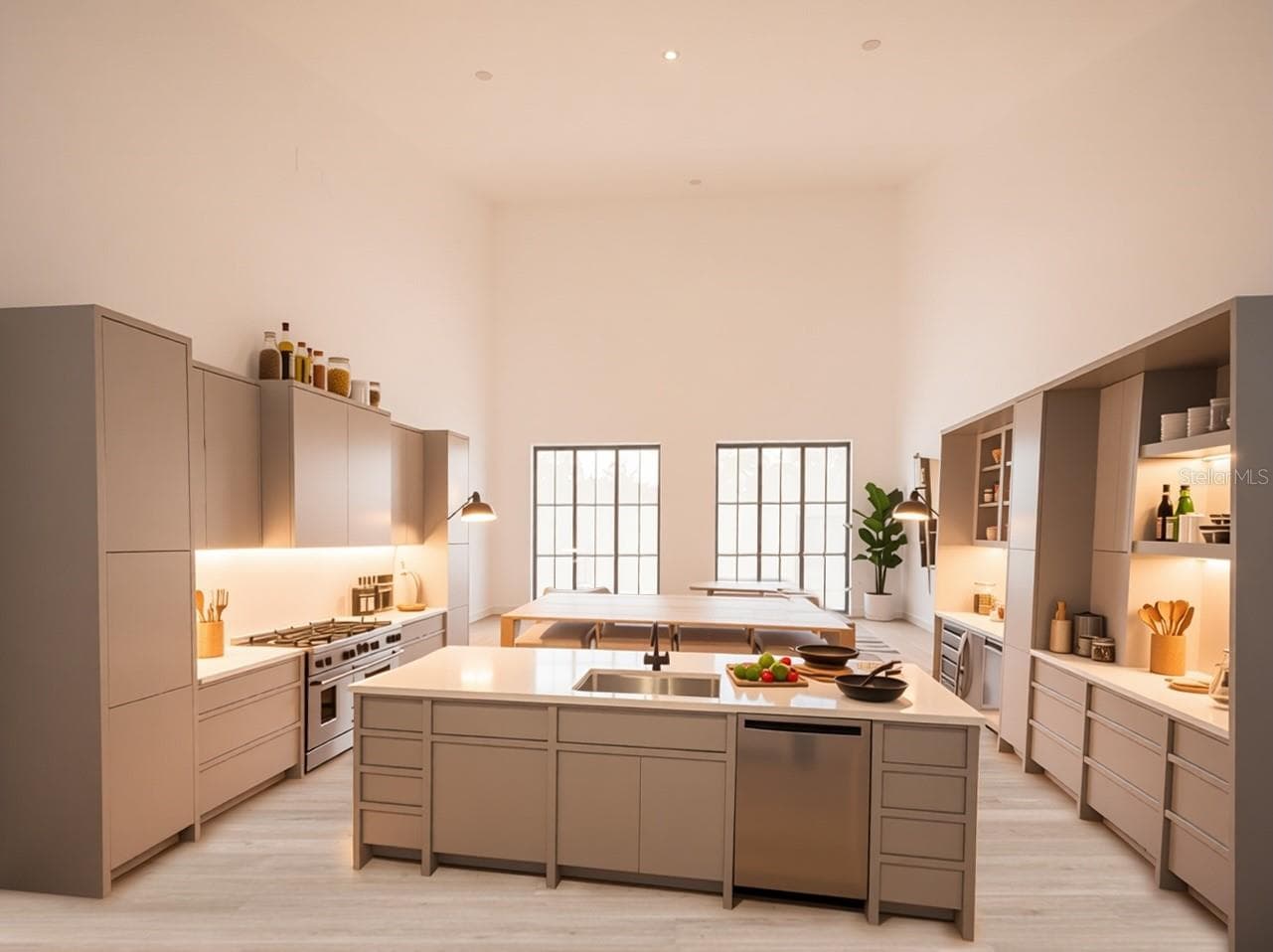Rendering Kitchen Design - 1738 7TH ST, SARASOTA