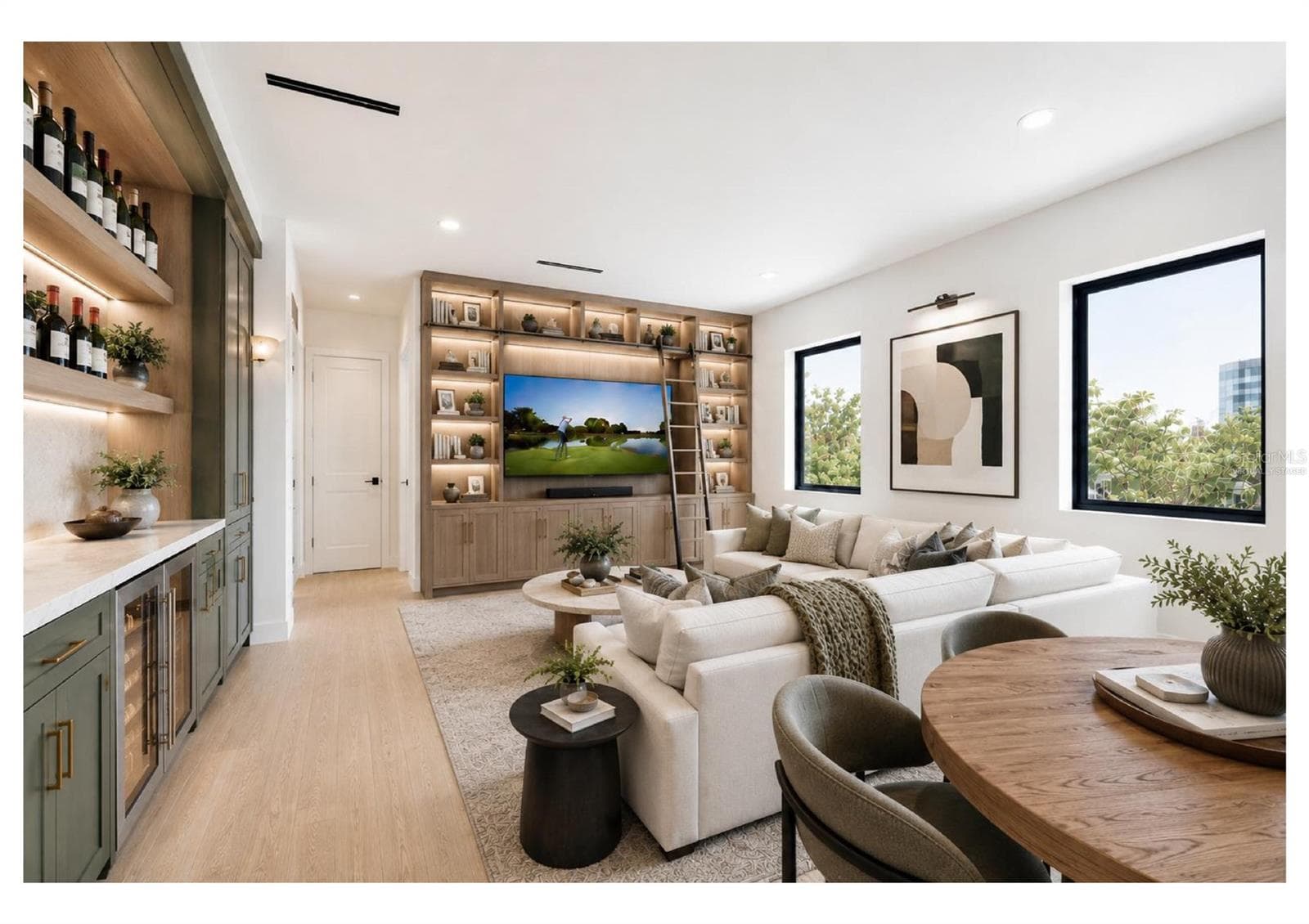 virtually staged - 206 S TREASURE DR, TAMPA