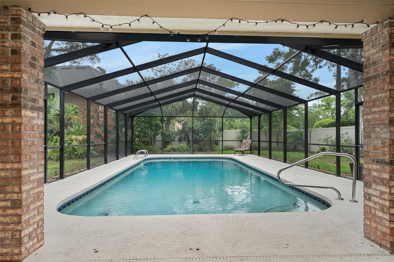 Large deep saltwater heated pool - 1 CROOKED BRIDGE WAY, ORMOND BEACH