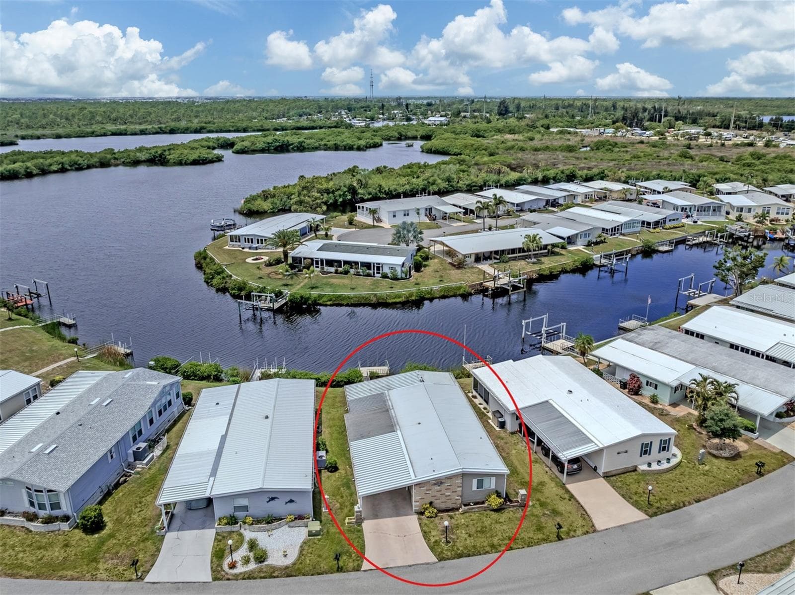 Aerial - 132 MARTINIQUE RD, NORTH PORT