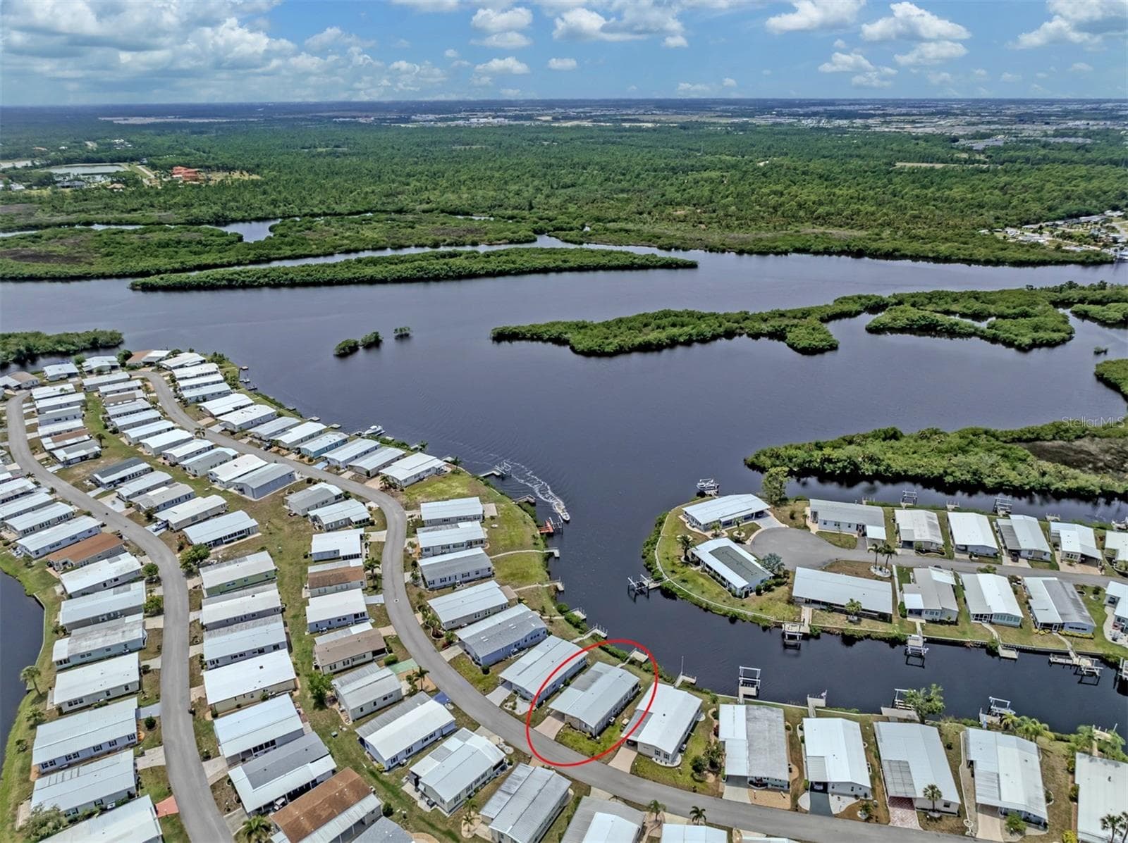 Aerial - 132 MARTINIQUE RD, NORTH PORT