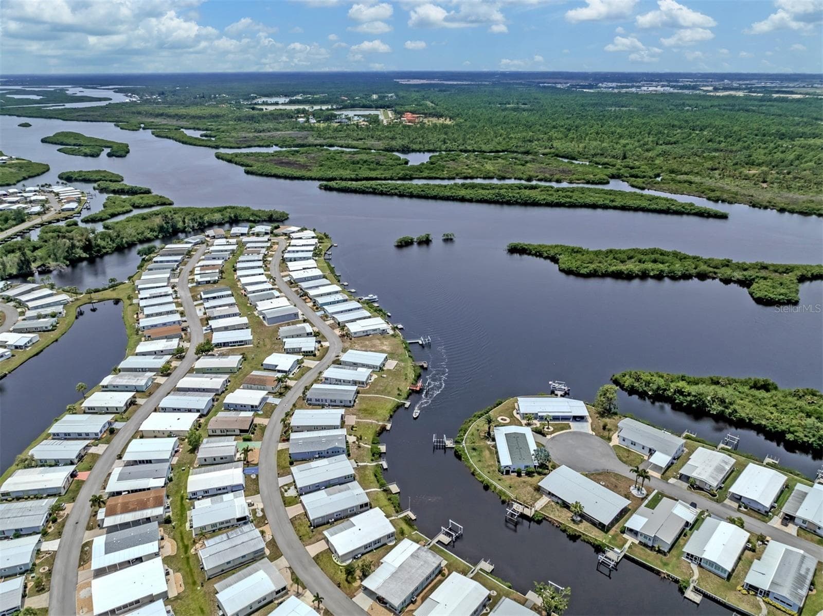 Aerial - 132 MARTINIQUE RD, NORTH PORT