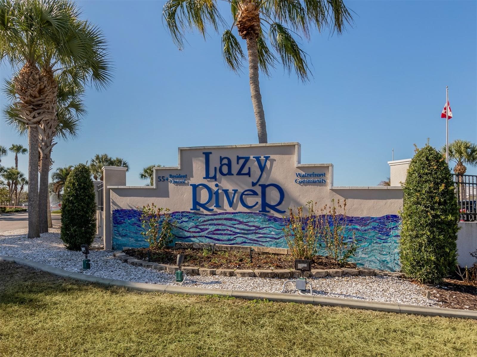 Lazy River entrance monument - 132 MARTINIQUE RD, NORTH PORT
