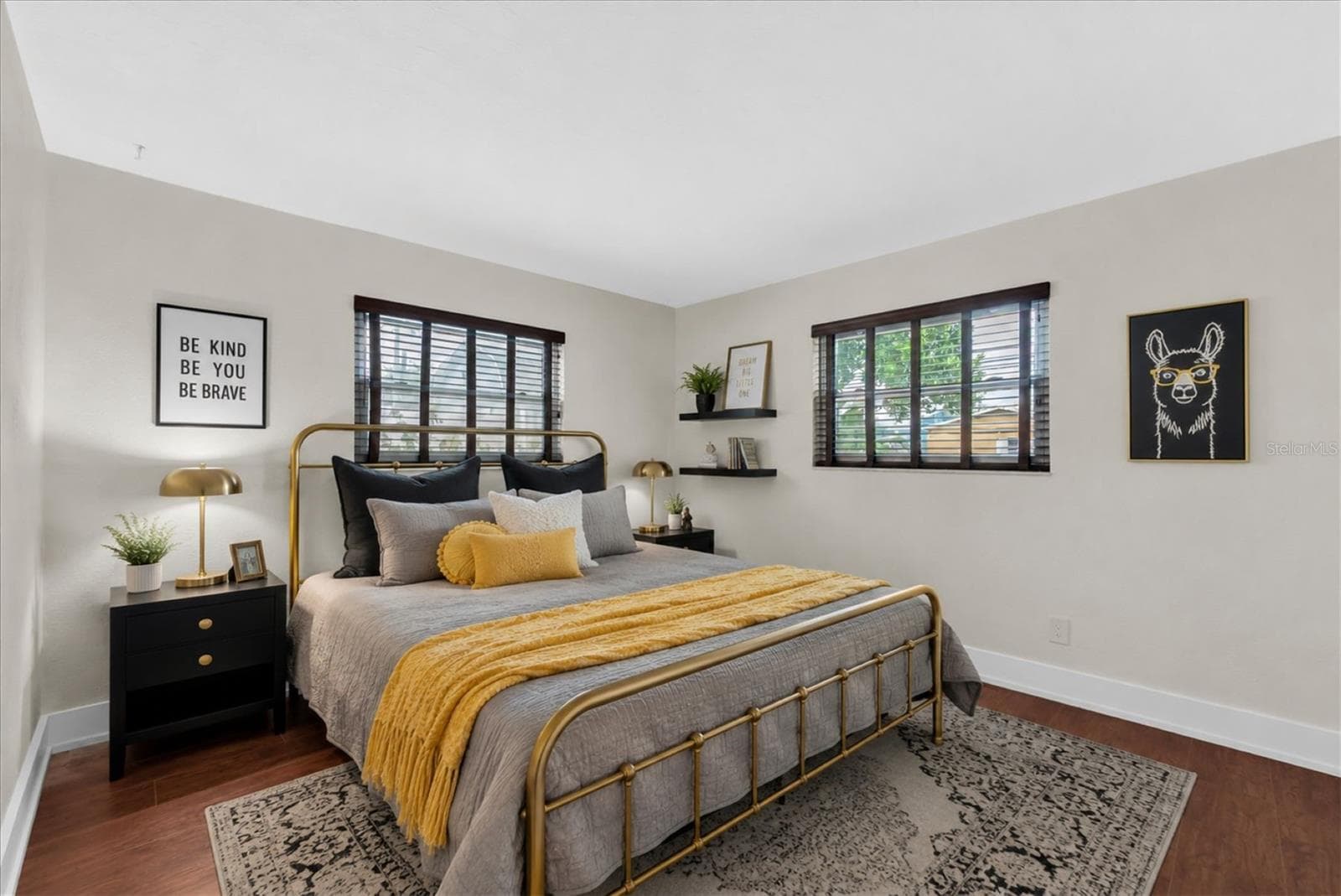 Guest bedroom with bright windows and flexible layout - 6212 20TH ST S, ST PETERSBURG