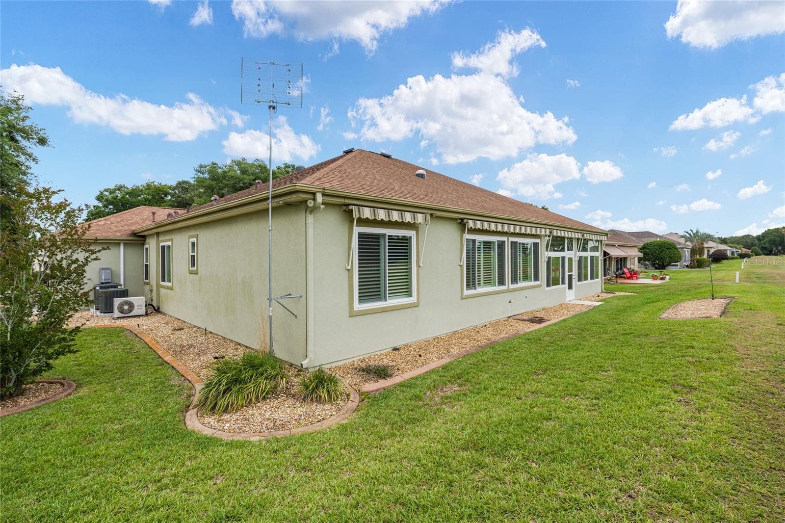 back yard ----- awning removed - 13500 SE 97TH TERRACE RD, SUMMERFIELD