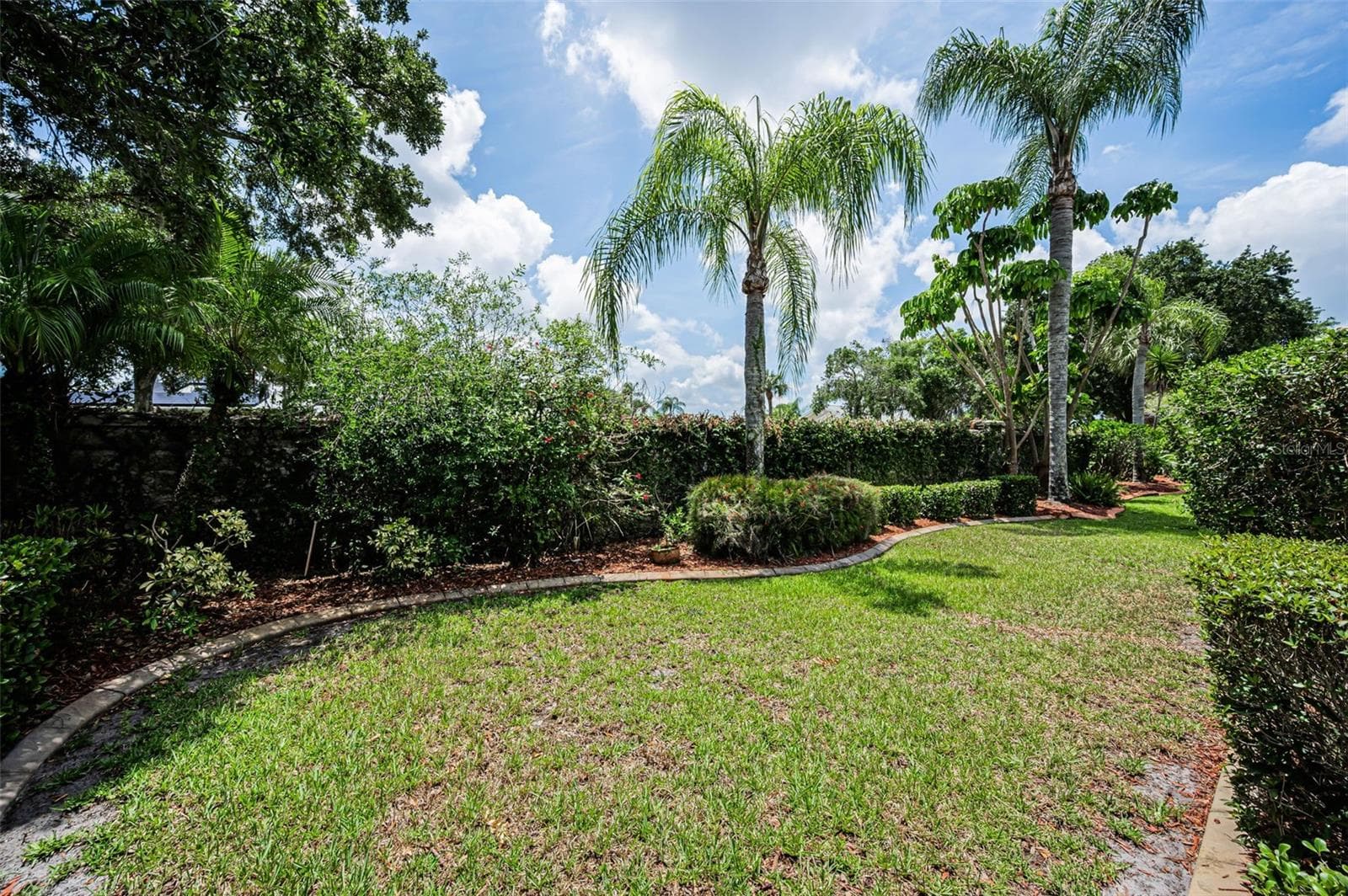 Private back yard.  Lawn care and exterior painting included in HOA fee. - 9310 SOUCHAK DR, TRINITY
