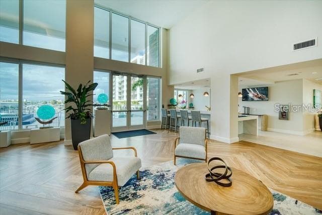 Clubhouse with kitchen and Marina and Pool views - 920 N OSCEOLA AVE #801, CLEARWATER