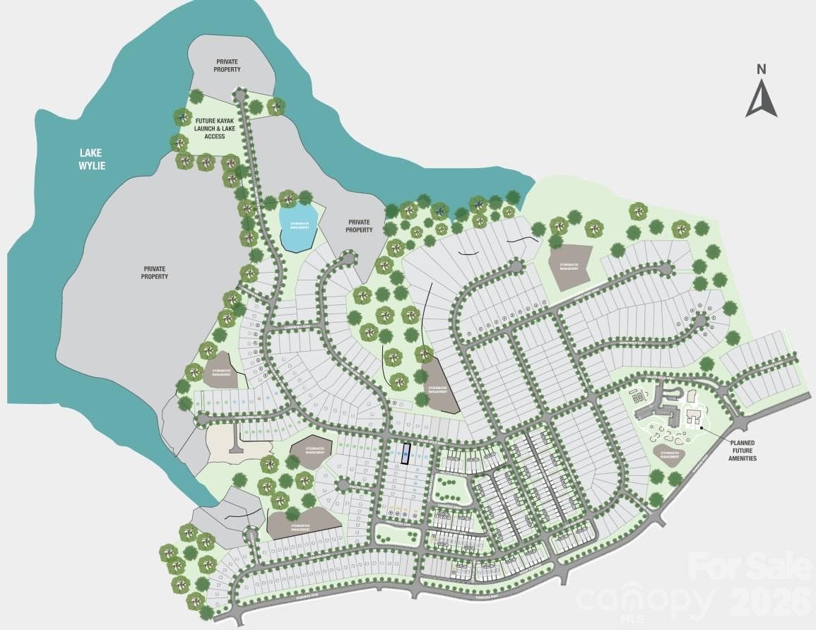 The Coves on Lake Wylie Community Sitemap - 17114 Walker Wylie Drive, Charlotte