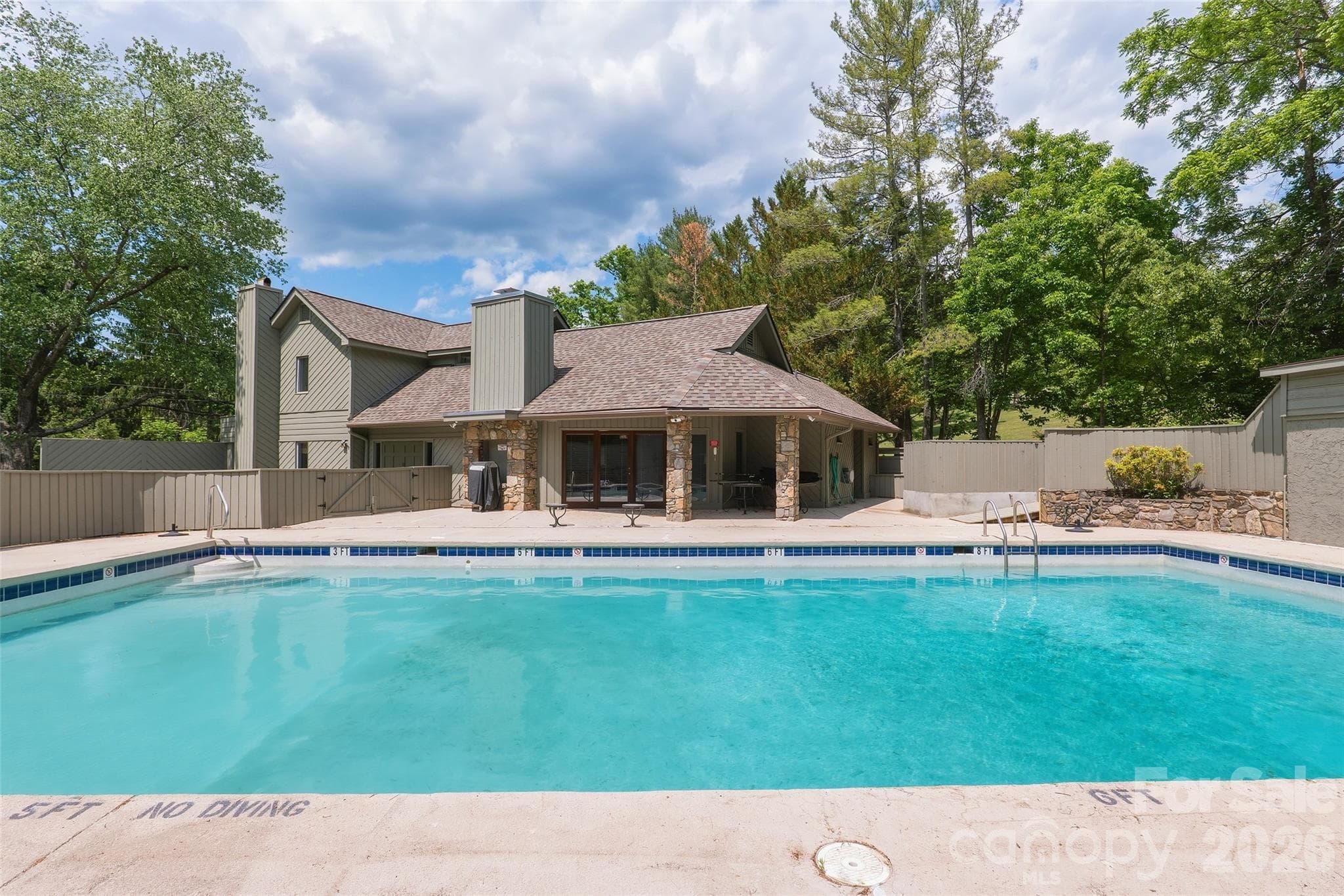 Community pool and clubhouse - 201 Timber Drive, Asheville