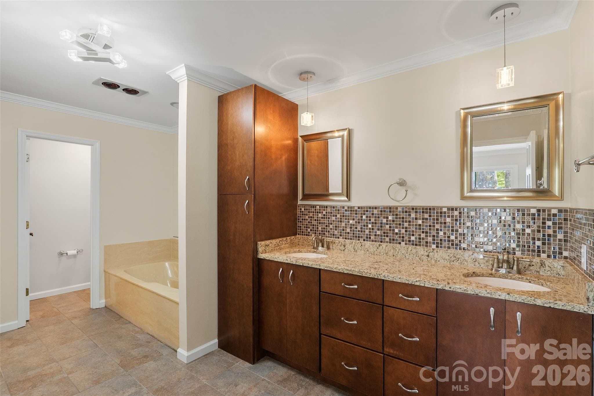 Primary dual sink bathe - 201 Timber Drive, Asheville