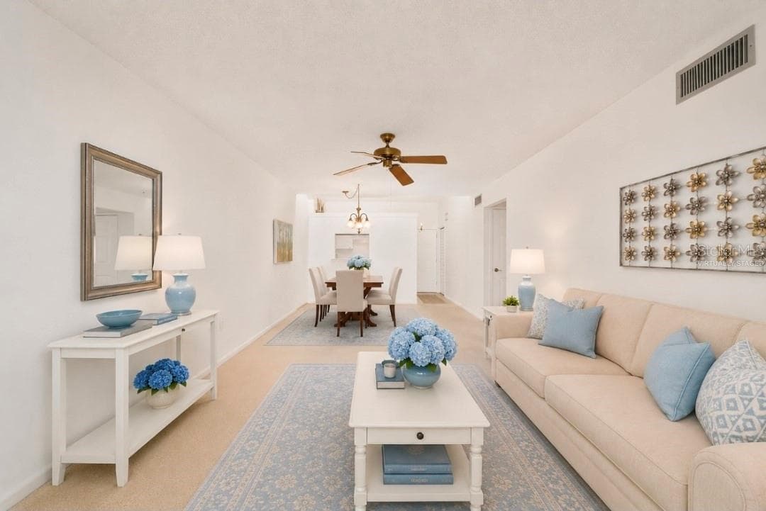 How much space do you need...Bring your 65" TV!  (Partially virtually staged - 2415 NE 7TH ST #8, OCALA