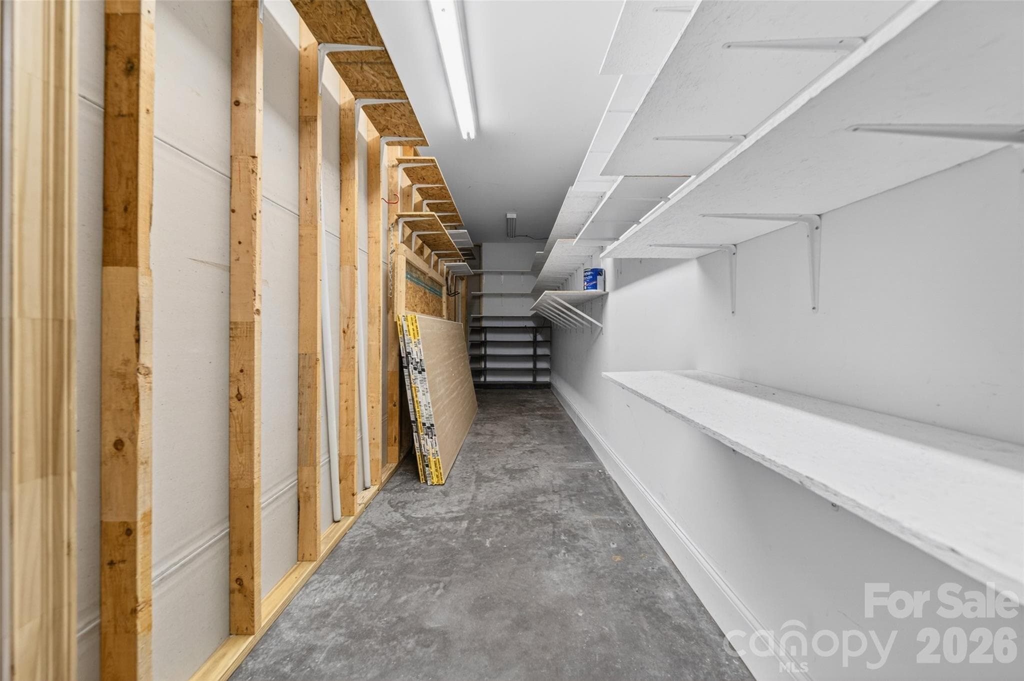 Storage closet in basemen - 2977 Cabin Creek Drive, Catawba