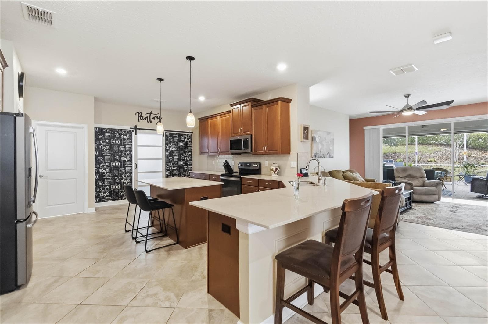 Large kitchen, lots of counter space and two pantries - 1361 OLYMPIC CLUB BLVD, CHAMPIONS GATE