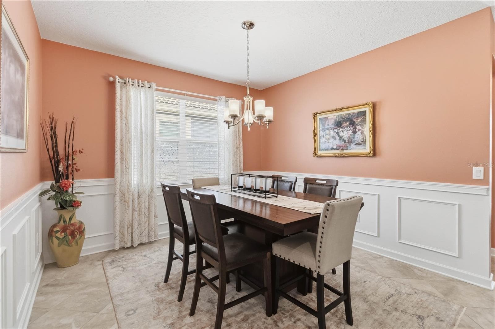 dining area/flex space with wainscoting - 1361 OLYMPIC CLUB BLVD, CHAMPIONS GATE