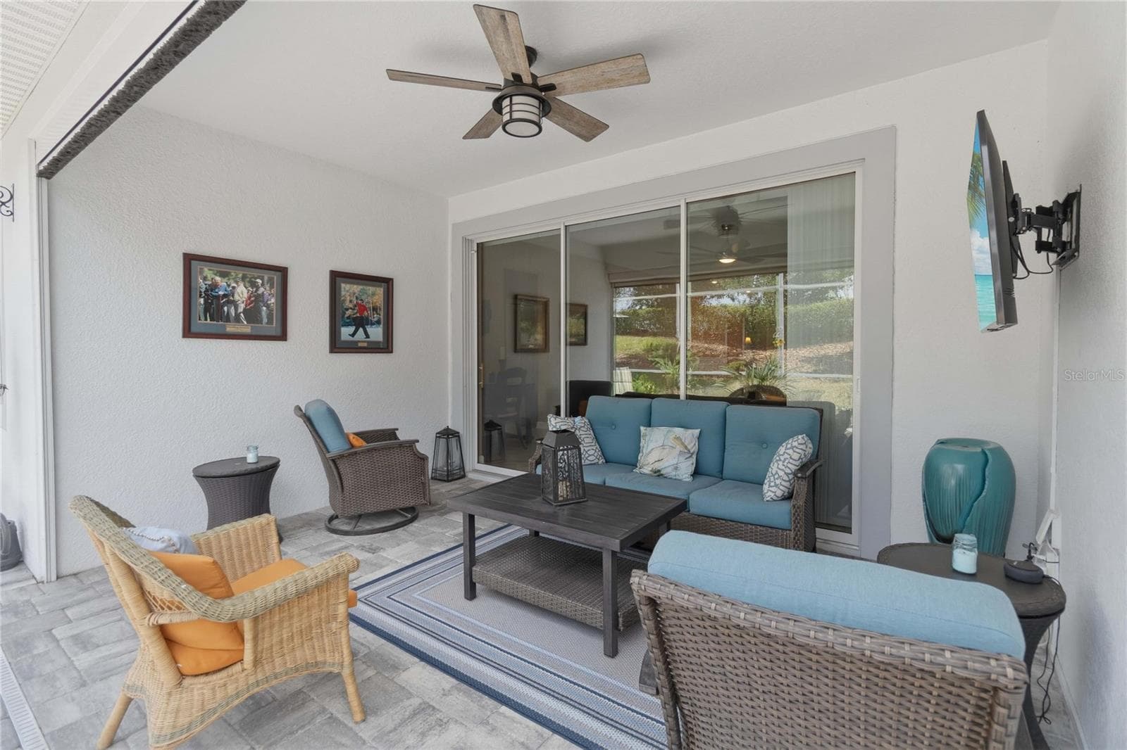 indoor / outdoor living, sliding door opens all the way - 1361 OLYMPIC CLUB BLVD, CHAMPIONS GATE