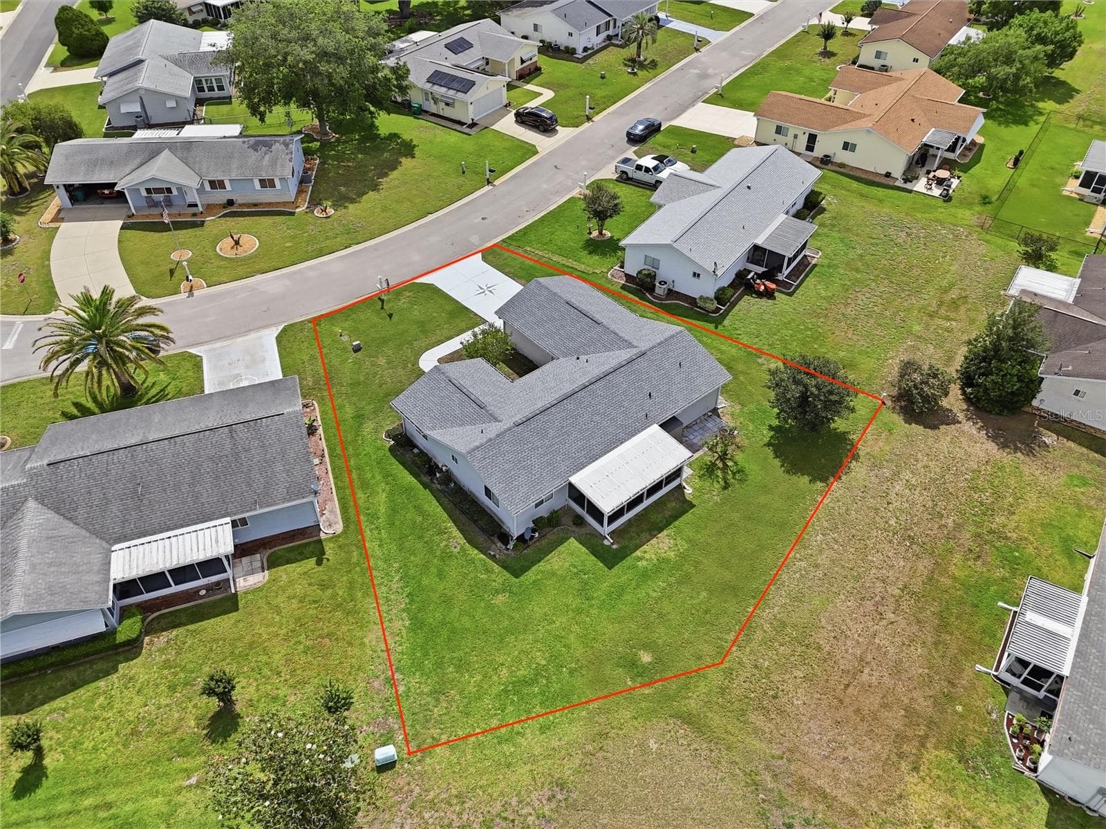 Aerial View - 17814 SE 107TH TER, SUMMERFIELD