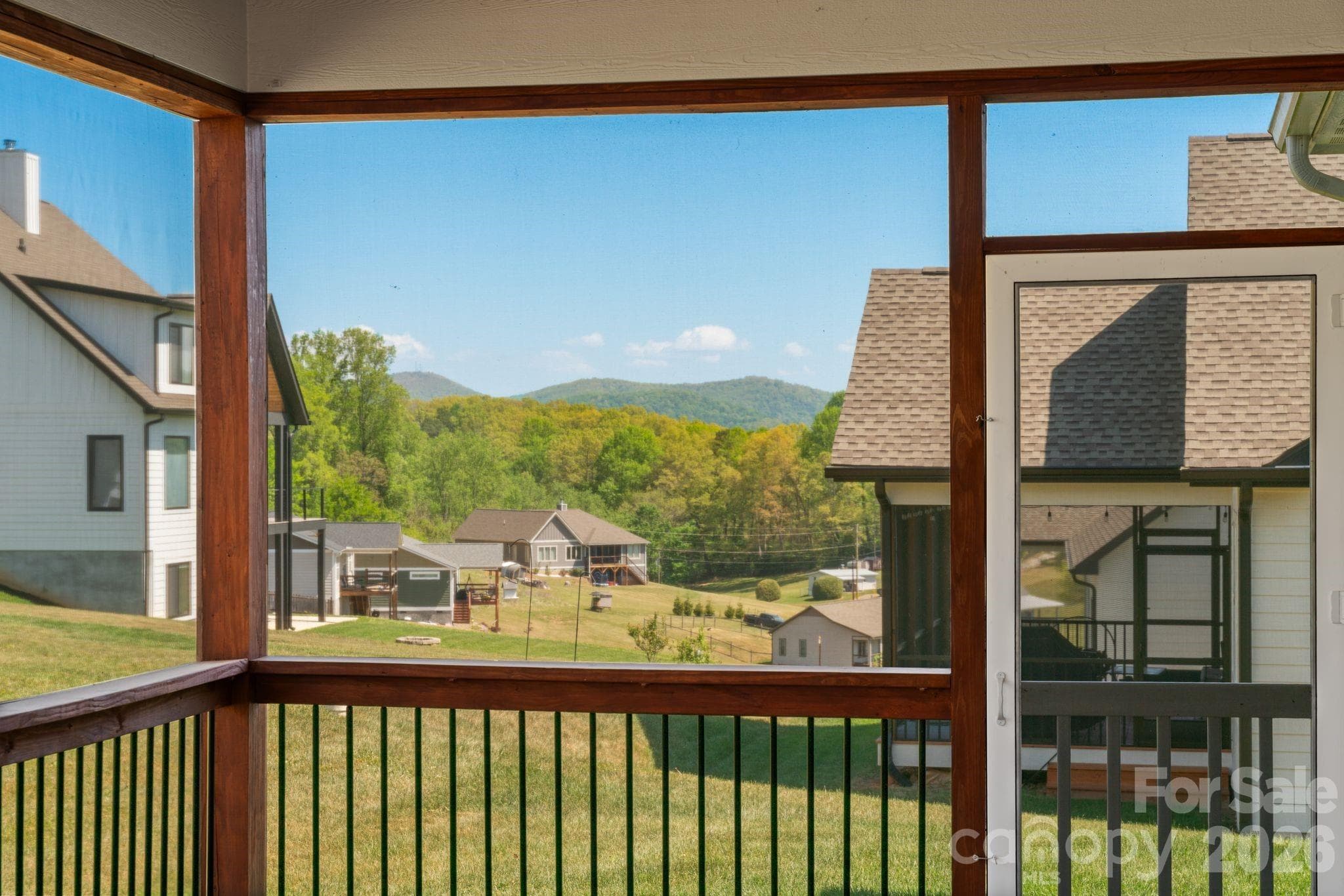 More mountain views from the back porch! - 111 Pisgah Gap Drive, Candler