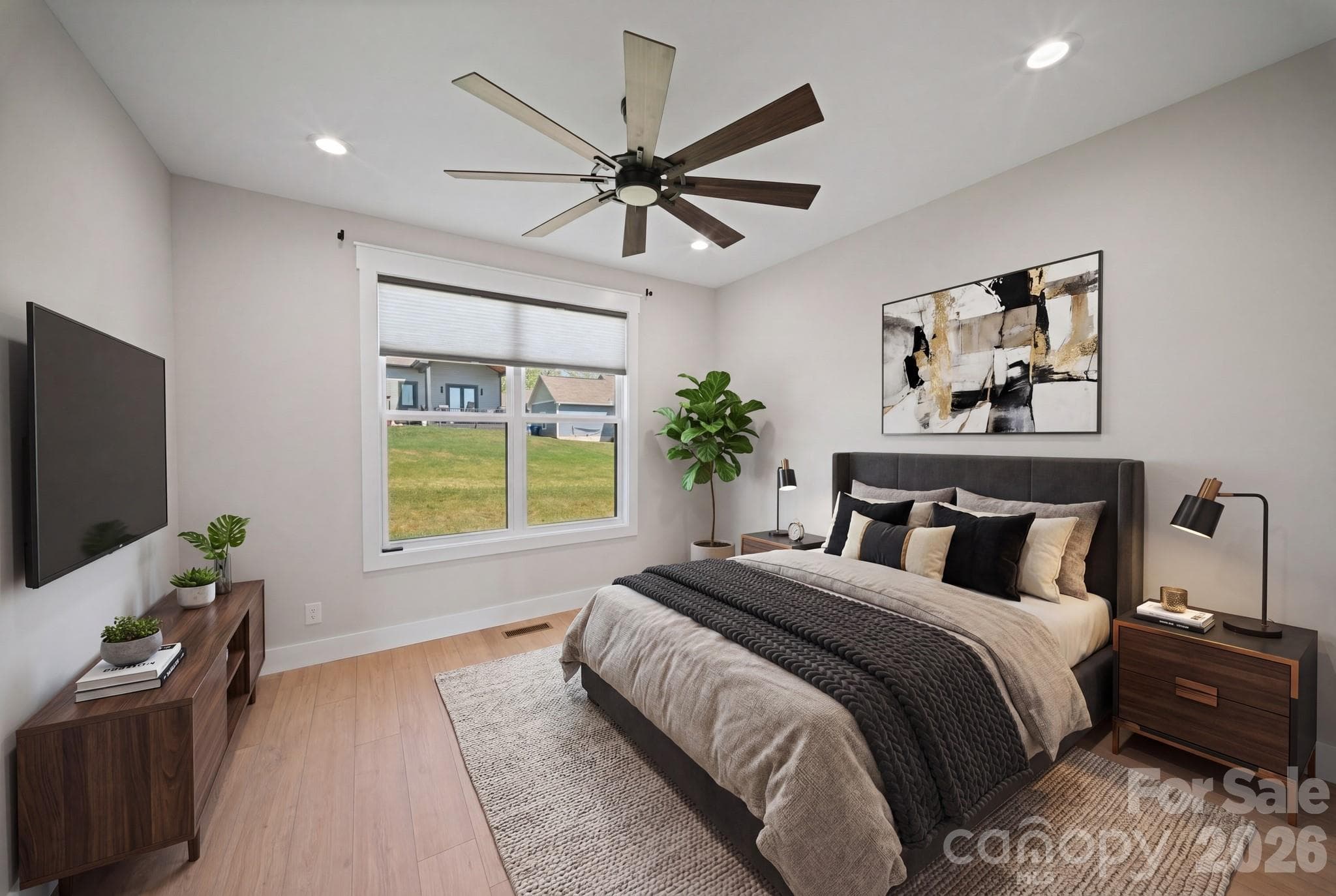 Guest bedroom #1 (virtually staged) - 111 Pisgah Gap Drive, Candler