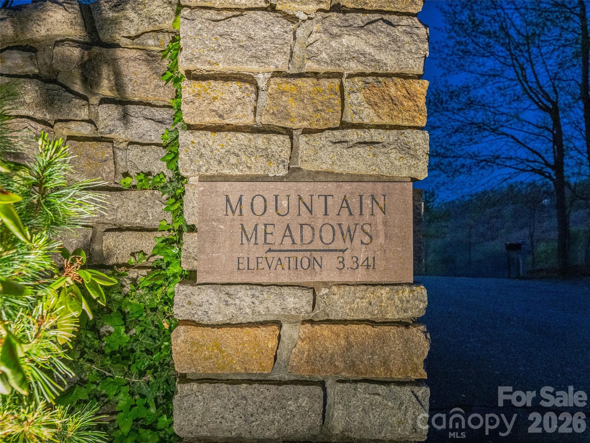 The estate is set on 2.43 wooded acres within the esteemed Mountain Meadows subdivision, commanding an elevation of 3,341 feet. - 100 Big Spring Drive, Asheville