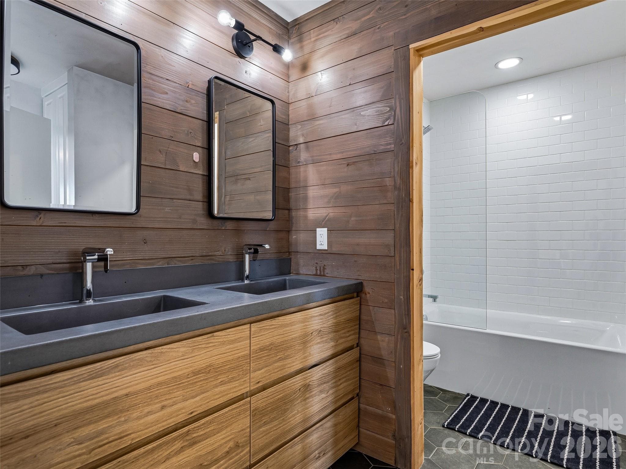 Full bathroom on upper floor. - 100 Big Spring Drive, Asheville