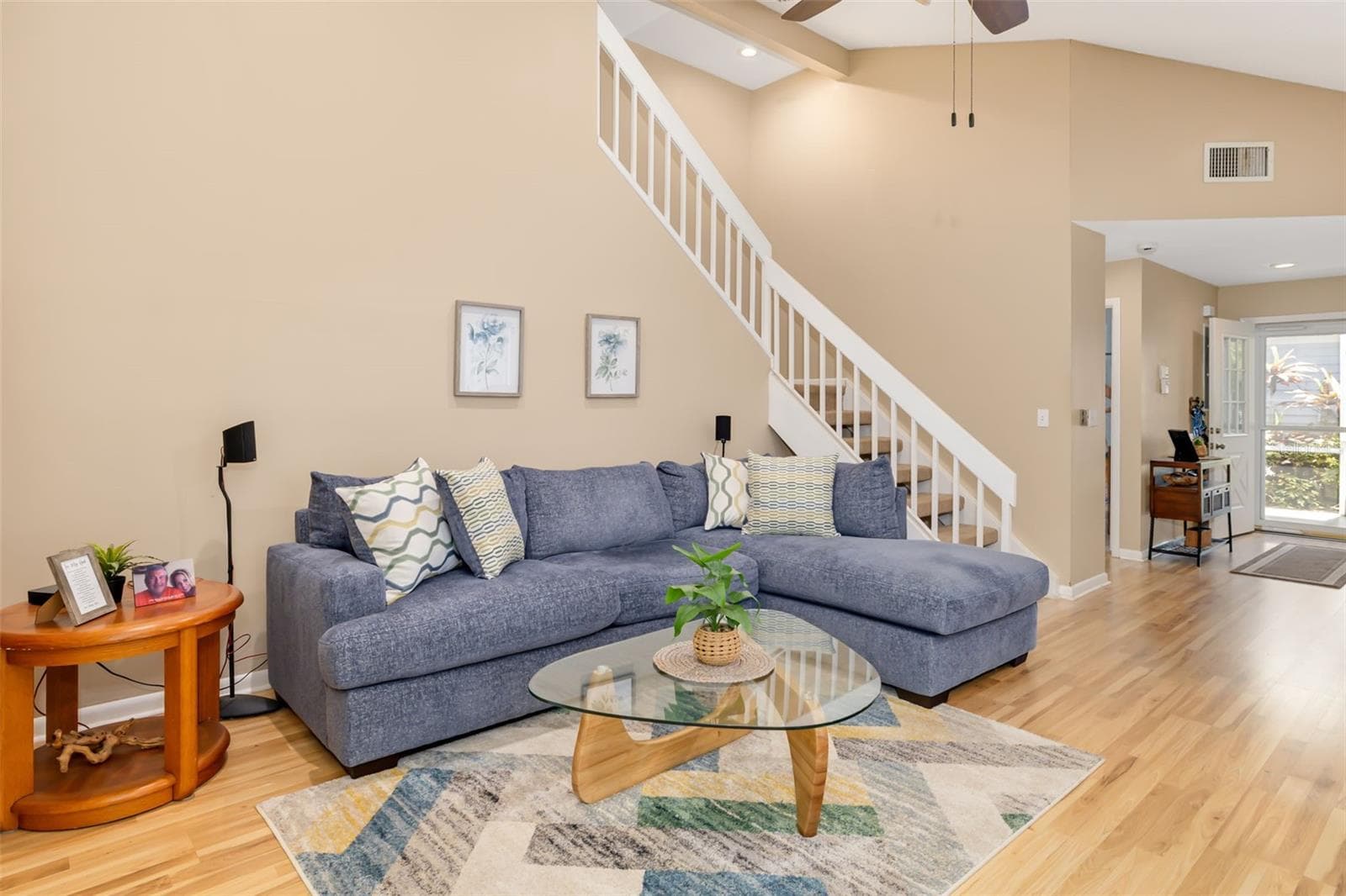 living room - 6581 APPROACH RD #63, SARASOTA