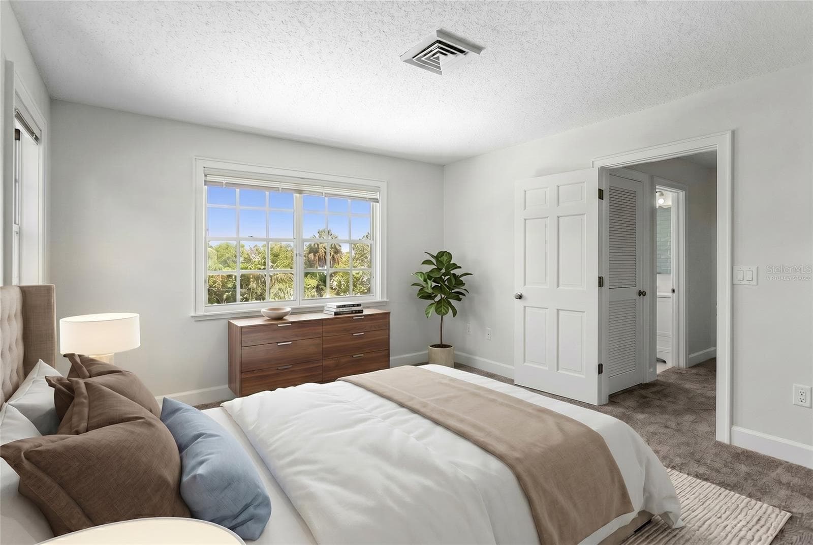 Virtually Staged Guest bedroom 2 - 5216 13TH ST, PALMETTO