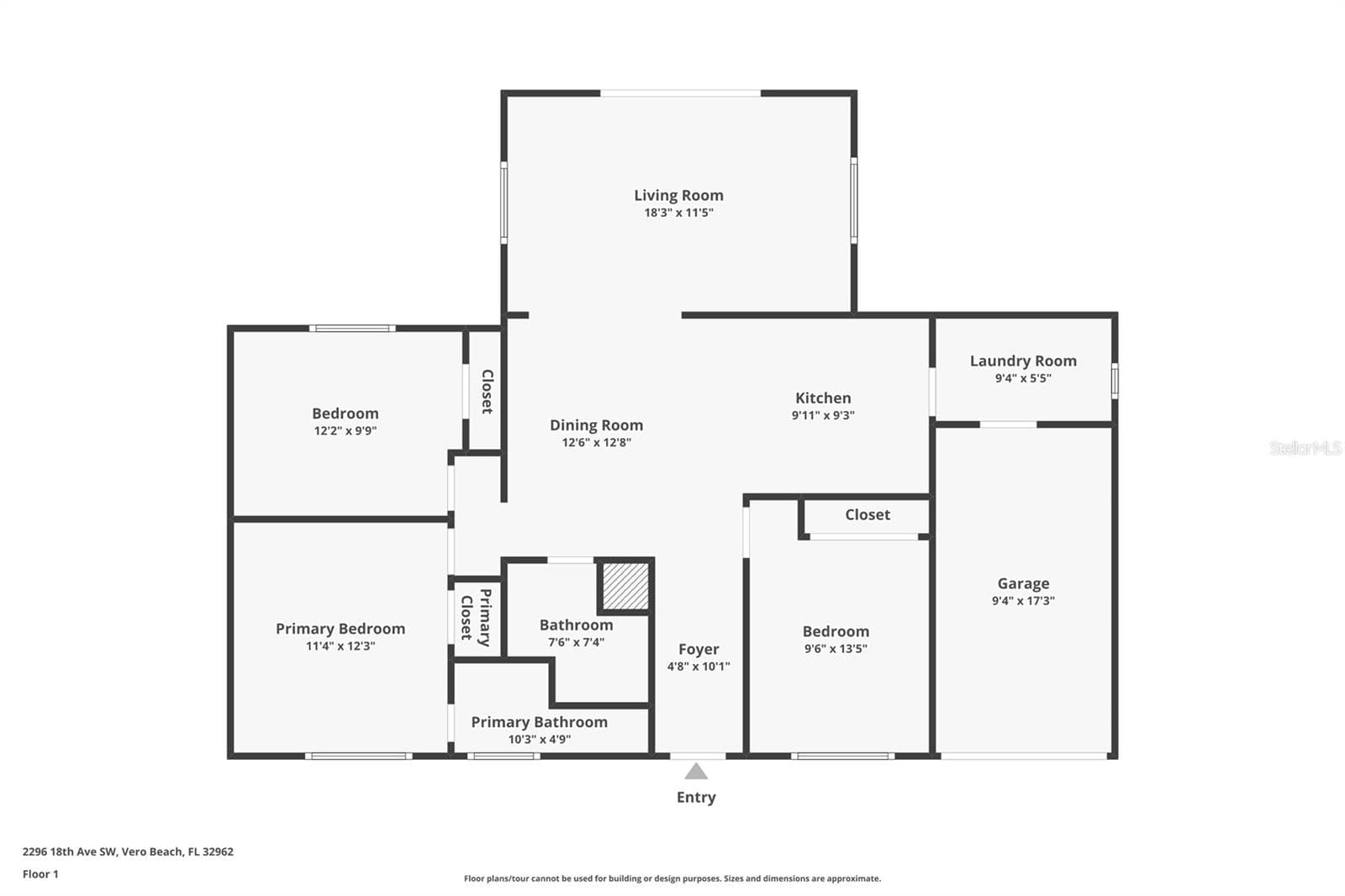 Single Family Residence at 2296 18TH AVE SW, VERO BEACH, photo 4 of 49