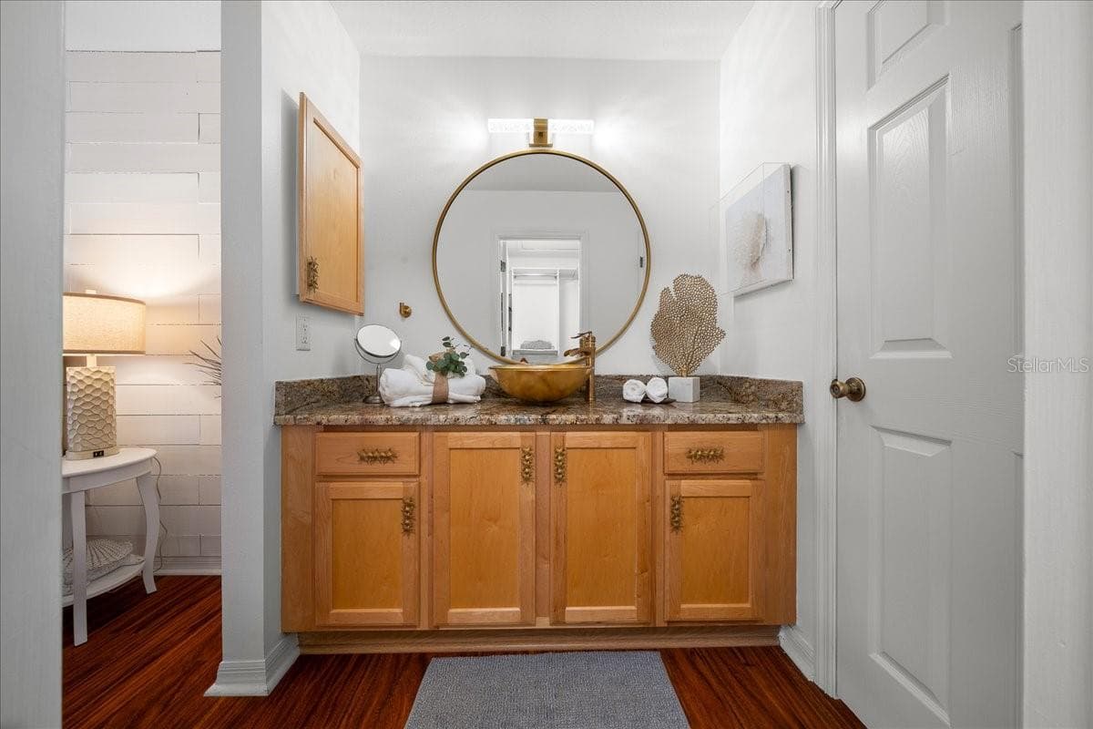 Primary Bathroom Features Granite Countertop - VILLAGES OF SUMTER, THE VILLAGES