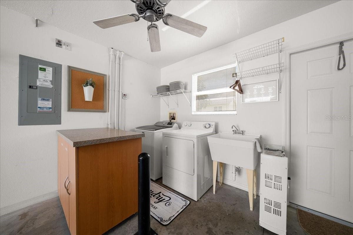 Laundry in Garage - VILLAGES OF SUMTER, THE VILLAGES