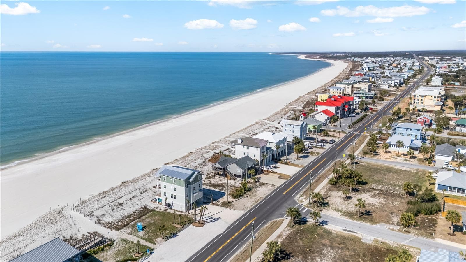 View of property going North towards Tyndall AFB - 1817 HIGHWAY 98, MEXICO BEACH
