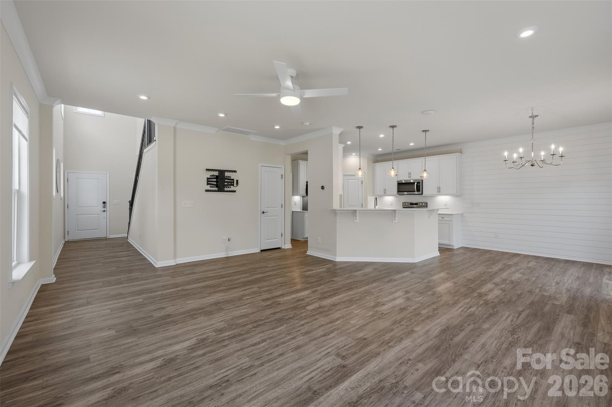 Hard floors throughout downstairs - 23206 Clarabelle Drive, Charlotte